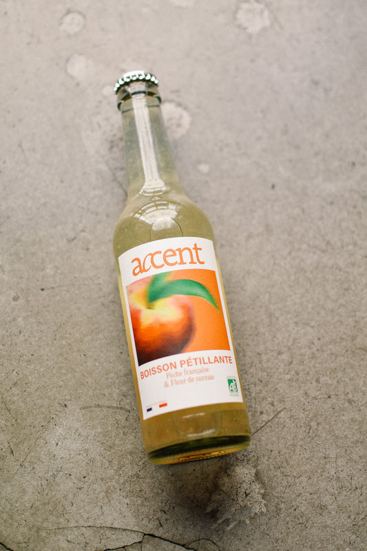 ACCENT : LIMONADE PÊCHE & FLEUR DE SUREAU